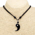 BlueRica Yin and Yang (Couple) Set on Adjustable Cord Necklaces...
