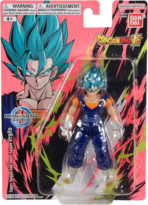 Bandai - Dragon Ball Super Evolve - 5" Super Saiyan God Super Saiyan Vegito Action Figure...