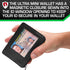 ID STRONGHOLD RFID Front Pocket Wallet Mini Minimalist Wallet Slim Wallet Genuine Leather with Zipper , Black , Small...