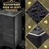 Deekin Deck Card Boxes Cards Deck Game Box Compatible with MTG TCG CCG Commander Deck Playing Card Case Card Deck Holder 3 Tray for 220+ Sleeved C...