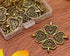 Shapenty Metal Heart Charms Beads Bulk for DIY Craft Pendants Bracelet Necklace Earring Keychain Jewelry Making Finding Accessory, 50PCS (Antique ...