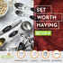 Spring Chef Stainless Steel Magnetic Measuring Spoons Set with Strong N45 Magnets, Heavy Duty Metal Kitchen Gadgets for Baking & Cooking, Fits in ...