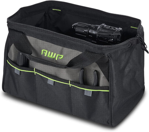 AWP 15 Inch Tool Bag with Apex Handle Design, Compact Size, Water-Resistant Construction...
