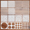 16 Pcs Circle Stencils for Drawing, Round Geometric Stencils Polka Dot Stencils Mixed Media Circle Painting Stencil for Drafting Wood Furniture Pi...