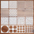 16 Pcs Circle Stencils for Drawing, Round Geometric Stencils Polka Dot Stencils Mixed Media Circle Painting Stencil for Drafting Wood Furniture Pi...