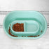SPORT PET High Walled Double Diner Tray, Blue...