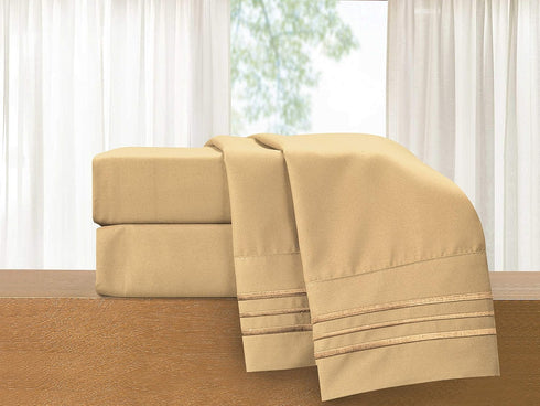 Elegant Comfort 1500 Thread Count Embroidered Egyptian Quality Luxurious Silky Soft Wrinkle & Fade Resistant 2-Piece Pillowcase, Standard/Queen Si...