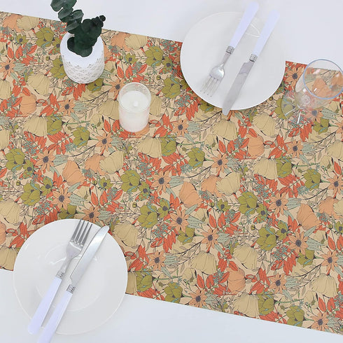 Aimyoo Kraft Floral Wrapping Paper Jumbo Roll, All Occasion Flower Gift Wrap Paper for Wedding Bridal Shower Birthday, 17 in x 60 ft...
