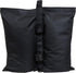 Sunnydaze Polyester Sandbag Canopy Weights - Fillable Canopy Anchors - Easy to Attach - Set of 4 - Black...