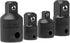 Bates- Impact Socket Adapter and Reducer Set, 4-pcs, Impact Sockets Adapter Sets, Impact Adapter, Socket Adapter Set, 1/2 to 3/8 Socket Adapter, 3...