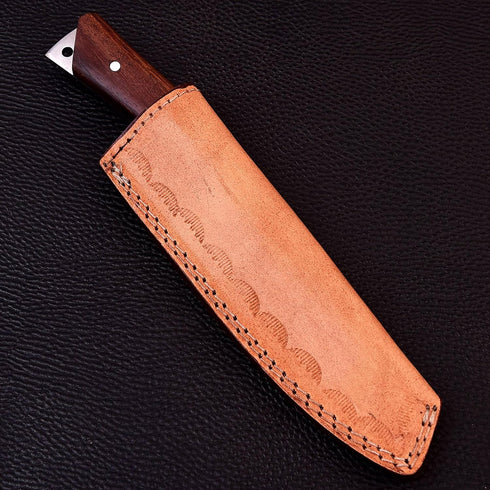 Nessmuk Knife Bushcraft Knives 9 Inches Hunting Fixed Blade Knife, Full Tang Bowie Knife, Outdoor Survival Skinning knife, Camping knife, Hunting ...