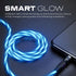 Statik GloBright 360 Magnetic Charging Cable, Light Up Charging Cable, Magnetic USB C Charging Cable, LED Charging Cable, Magnetic Charger Cable, ...
