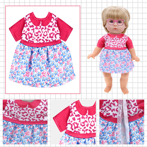 Alive Doll Clothes and Accessories - 6 Sets Baby Doll Clothes Dresses Outfits Include Doll Dresses, Jumpsuit, Swimsuit Dolls Outfits Fit for 12 13...