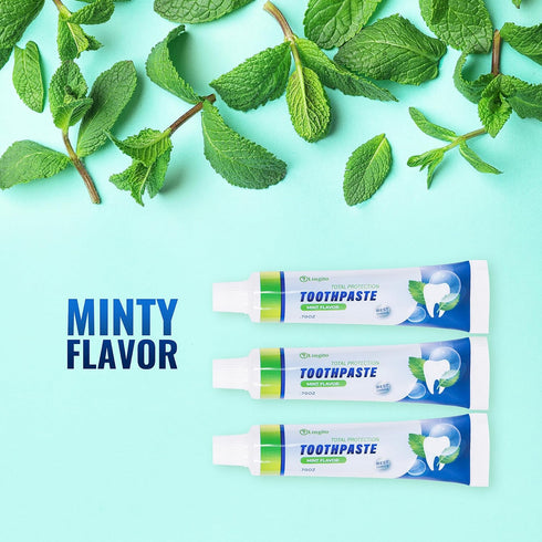 Travel Toothbrush with Toothpaste, Portable Toothbrushes Built in Cover, Travel Size For Hiking, Camping, Traveling, Folding Collapsible Travel To...