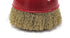 4 inches x 5/8 inch Thread Cup Wire Wheel Brush, Fine Crimped Wire Cup Wheel...