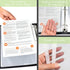 Heavy Duty Recipe Protectors, Holds Standard 8.5" x 11" Paper, 30 Pack, Reinforced Holes, Refill Sheets For 3 Ring Binders...