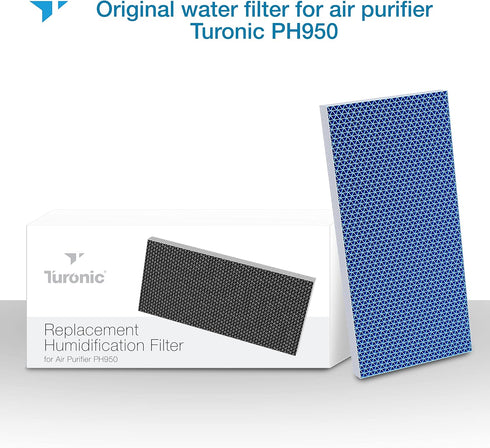 Turonic Original Water Filter for Humidifier Air Purifier Combo Turonic PH950...