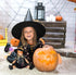 Halloween-Doll-Clothes Outfits Pumpkin with Lantern for 18-inch-Dolls - American Doll Halloween Costumes Gifts for Little Girls -Black...