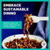 EQUO Wooden Disposable Forks (Pack of 15) - Plastic-free, Home-compostable, Heat-safe Utensils for Parties, Events, Camping & More...