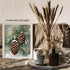 Posterizer 1 pcs-pinecones in snowey winter nature 8-Holiday Poster Collection-Landscape & Nature Art-Living Room Bedroom Decor- unframed wall art...