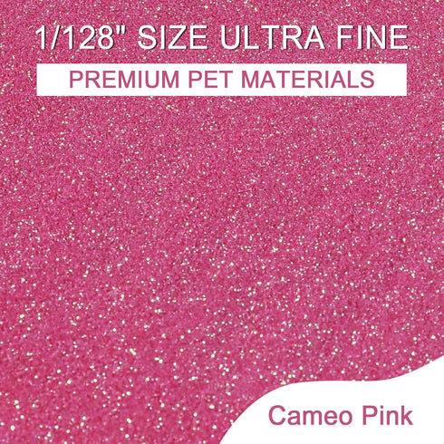 Ceya 3.8oz/ 110g Ultra Fine Glitter Powder Cameo Pink Iridescent Glitter 1/128” 0.008” 0.2mm for Slime Epoxy Resin Craft Tumbler Jewelry Nail Art ...