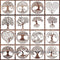 16Pcs 6 x 6 Inch Tree of Life Stencil, Reusable Stencils for Painting on Wood Decoration Painting Templates for Wall Floor DIY Decorations Christm...