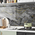 Black Gold Marble Contact Paper Peel and Stick Counterops Waterproof Marble Wallpaper Glossy Countertop Vinyl Wrap Gold Marble Countertop Peel and...