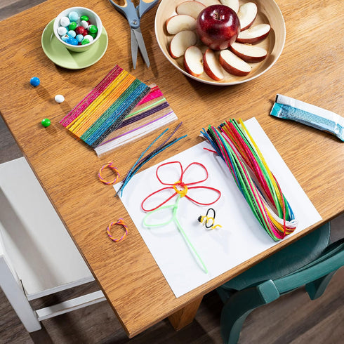 Craytastic! Stringamajigs Art Yarn Wax Sticks for Kids Crafting - Retail Package of 1 Pack of 48...