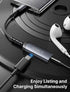JSAUX USB C to 3.5mm Headphone and Charger Adapter, 2-in-1 AUX Mic Jack with PD 60W Fast Charging,Compatible for Earphones iPhone 15 Pro Max/15 Pr...