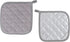 Pot Holders Cotton Made Machine Washable Heat Resistant Potholder, Pot Holder, Hot Pads, Trivet for Cooking and Baking (5, Grey)...