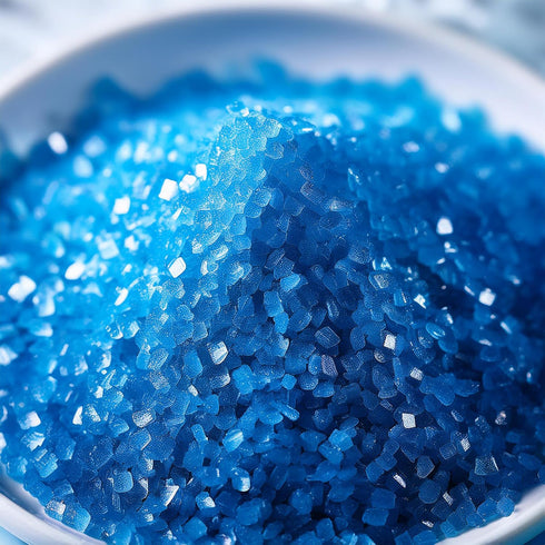 Bakers Choice Sparkling Blue Sugar Sprinkles For Ice Cream Toppings - Blue Sparkle Sugar Jimmies Sprinkles for Baking - Dairy Free, Kosher 3 oz....