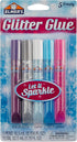 Elmer's Washable Glitter Glue, Frosty Colors, 5 Sticks, Great for Making Slime...