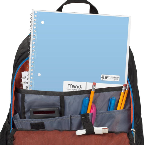 Mead Spiral Notebooks, 6 Pack, 1-Subject, Wide Ruled Paper, 8" x 10-1/2", 70 Sheets, Assorted Pastel Colors (930050-ECM)...