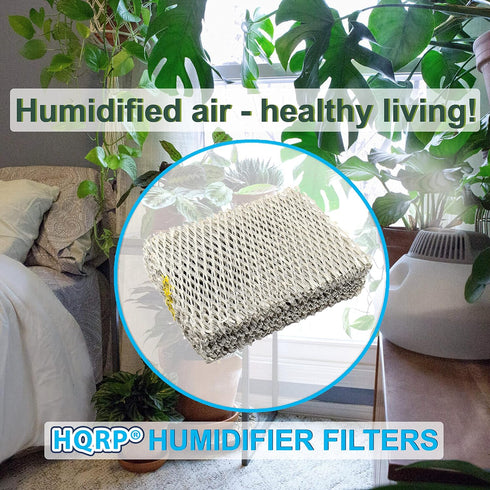 HQRP 2-Pack Humidifier Wick Filter Compatible with Hunter 31941 94124 Replacement Hunter 33201, 33202, 33204, 33222, 33223 Humidifiers