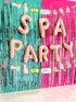 LaVenty 2 PCS Spa & Party Balloons Banner - Spa & Birthday Theme Decoration...