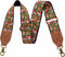 Purse Strap, 2"Cowhide Head Wide Shoulder Strap Adjustable Replacement,Retro Jacquard Embroidery Multi-pattern Crossbody Bag Straps for Handbag,Cr...