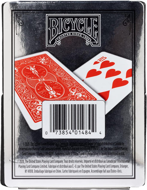Bicycle Prestige Waterproof Plastic Playing Cards, Red & Blue (Colors May Vary)...