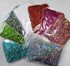 LoveOurHome 8 Colors Flower Chunky Glitter Flakes Holographic Floral Blossom Shaped Confetti Sequins Nail Sticker Accesories for Resin Crafts Acry...