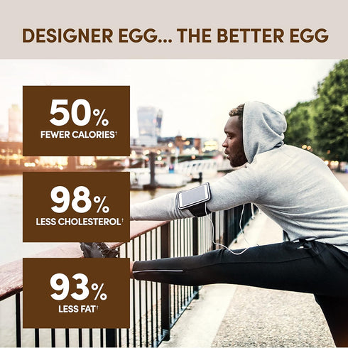 Designer Wellness, Designer Egg, Natural Egg Yolk & White Protein Powder, Keto and Paleo Friendly, Low Calorie, Less Fat and Cholesterol, Dutch Ch...