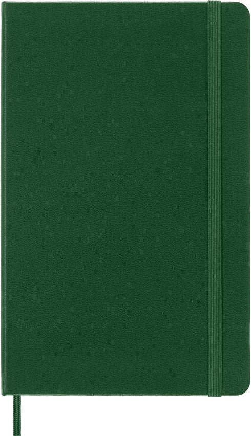 Moleskine Classic Notebook, Hard Cover, Large (5" x 8.25") Plain/Blank, Myrtle Green, 240 Pages...