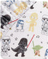 Lambs & Ivy Star Wars Classic Polyester Fitted Crib/Toddler Sheet - Yoda/Darth Vader...
