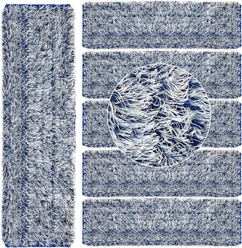 6 Pack Microfiber Dusting Pads for Bona Family of Mops, Washable & Reusable Cleaning Pad for Multi-Surface Floors...