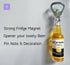 Magnetic Beer Bottle Opener Figure Beer Bottle Bar Refrigerator Decor Unique Birthday Gifts Collection (Corona Extra)...