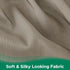 Biscaynebay Wrap Around Bed Skirts for Full & Full XL Beds 15" Drop, Taupe Adjustable Elastic Dust Ruffles Easy Fit Wrinkle & Fade Resistant Silky...