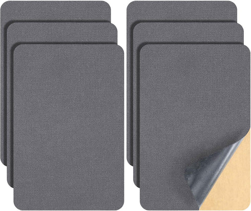 6 Pieces Upholstery Patch Sofa Couch Carpet Scratches Velvet Patch Repair Self Adhesive Flannel Fabric Furniture Car Seats Jeans Hand Bag Jackets,...