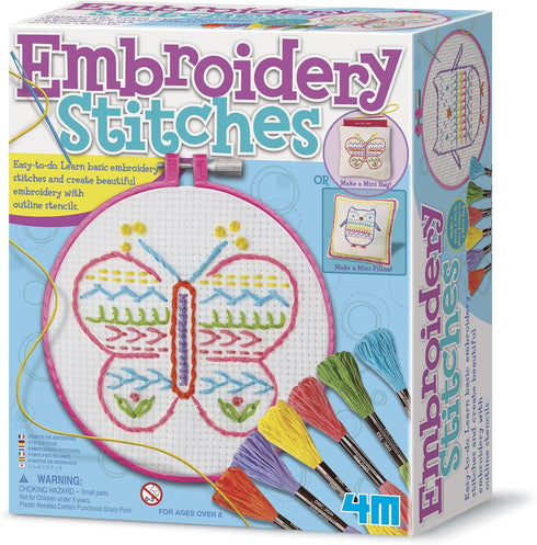 4M Embroidery Stitches Kit, 14 X 14centimeters, Multicolor......