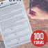 Dog Grooming Matted Fur Release Forms (Pad of 100, 5.5 X 8.5 Inches) Dog groomer forms addressing mats for Grooming Salon...