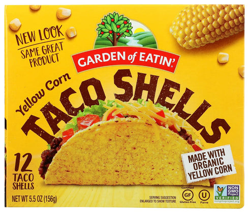 Garden of Eatin' Taco Shells, Yellow Corn, 5.5 oz...