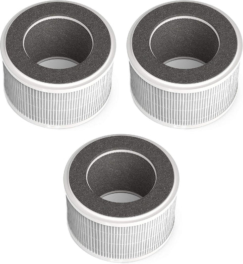Nispira True HEPA Air Filter Replacement Compatible with hOmeLabs 3-in-1 Compact Ionic HEPA Air Purifier, 3 Packs (NOT COMPATIBLE WITH OTHER BRAND...