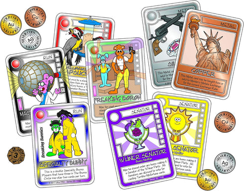 Playroom Entertainment Killer Bunnies & The Quest for The Magic Carrot Caramel Swirl Booster Deck Board Games...